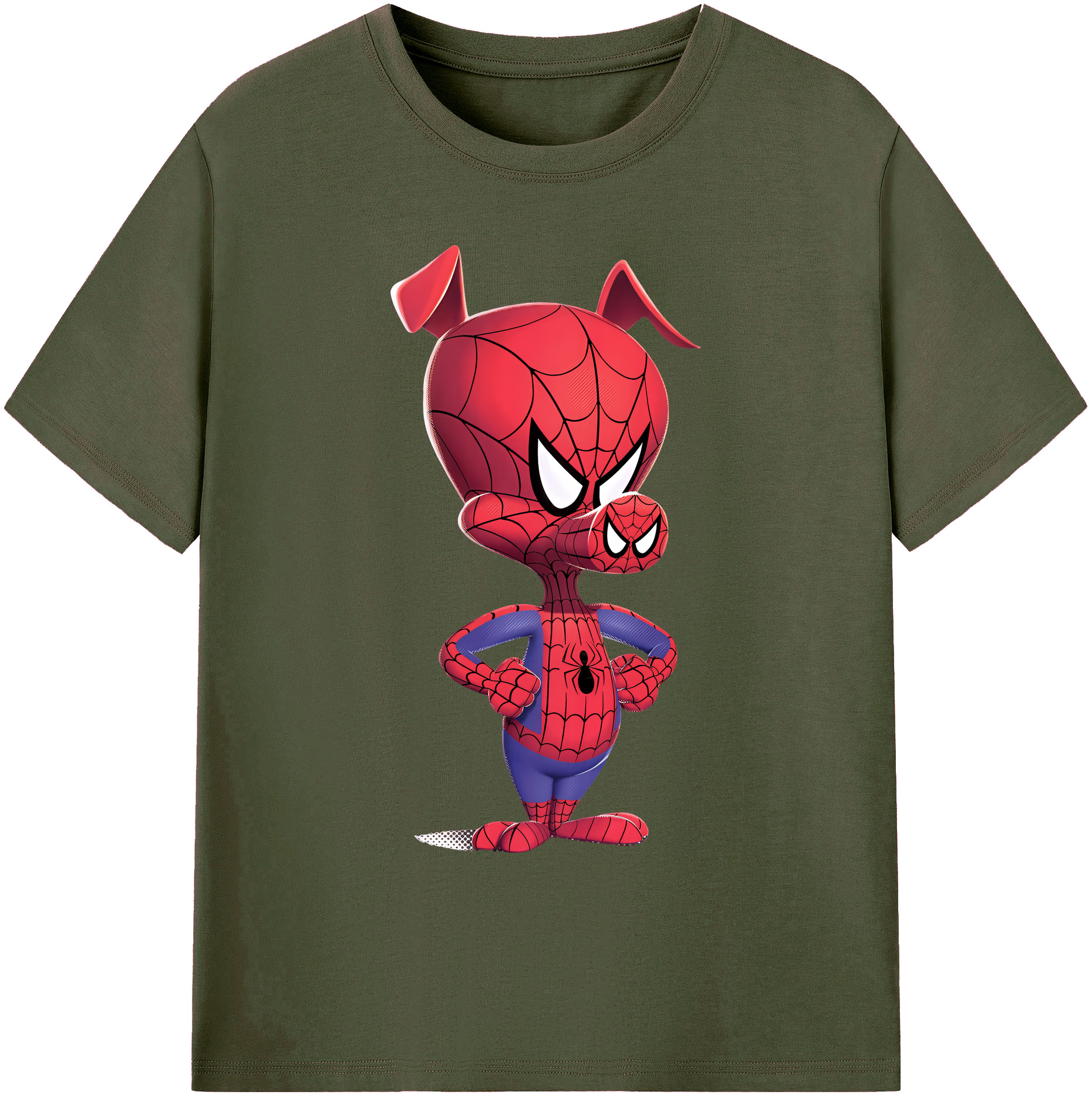 （画像用） Spider Man スパイダーマン 綿100％ メンズ半袖Tシャツ｜肌触りやわらか＆通気性